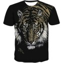3d Printed Tiger T Shirts Men Sublimation Printed Wild Animal Face T Shirt