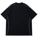 Men's Oversized Black T-Shirt Streetwear Style | Cotton Tee