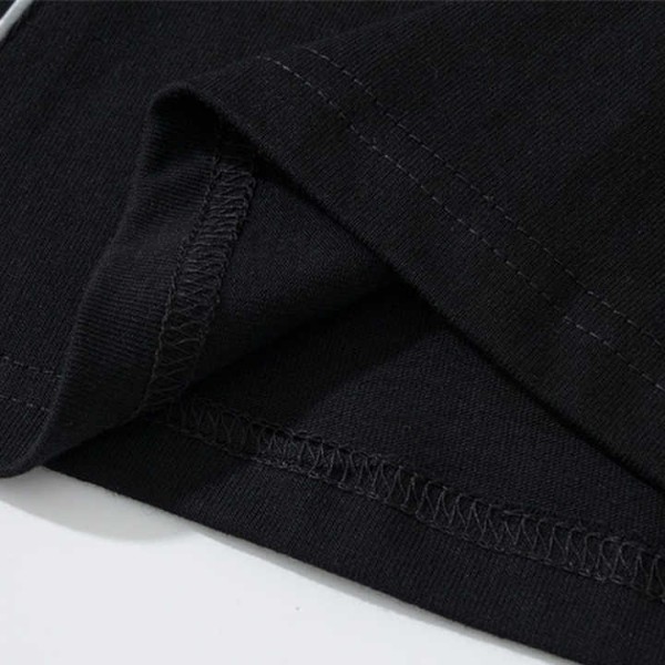 Men's Oversized Black T-Shirt Streetwear Style | Cotton Tee