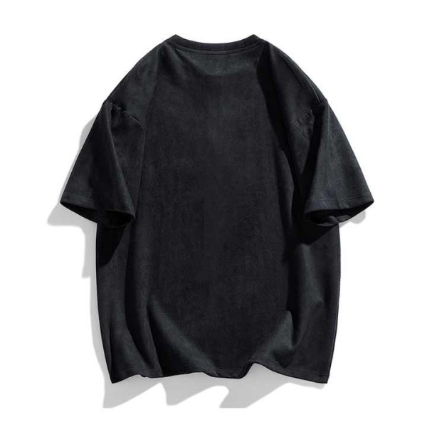 Oversized Zipper Neck T Shirt for Men - Techwear Cotton Streetwear Tee Style