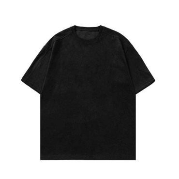 High Quality Men's Streetwear O-Neck Heavyweight Oversized Summer T-Shirt