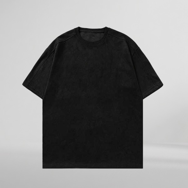 High Quality Men's Streetwear O-Neck Heavyweight Oversized Summer T-Shirt