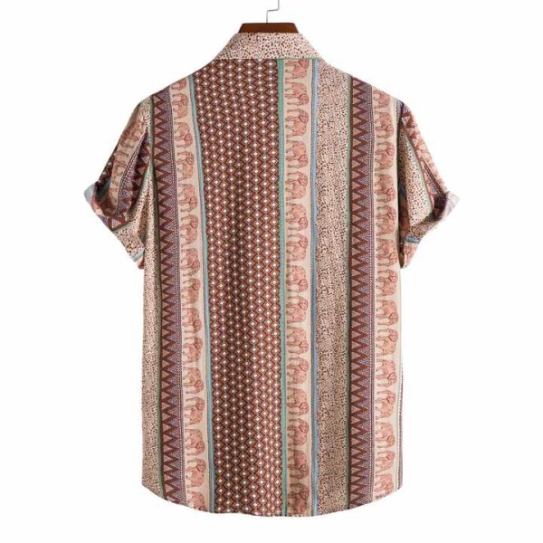 Fashion Hawaiian Printed Shirt Man Beach Shirts for Men Summer