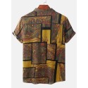 Men's Casual Beach Style Short Sleeve T-Shirt-3D Printed Breathable