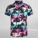 Men's Hawaiian Tropical Palm Tree Beach Shirt 3D Printed Summer