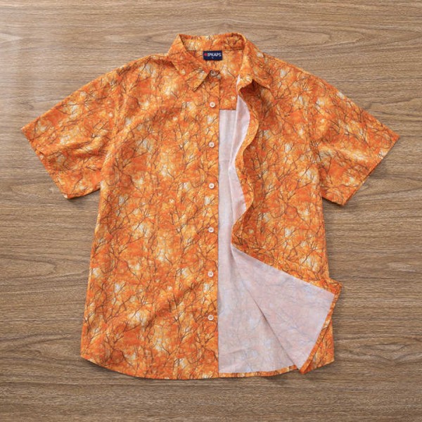 Summer Hawaiian Beach Casual Short Sleeve Digital Printing Cotton
