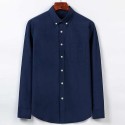 Men's Casual Business Cotton Oxford Shirt Simple Design