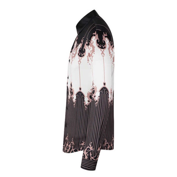 Men's Casual Long Sleeve T-Shirt New Popular Digital Print Design Breathable
