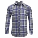 Best Selling Men's Long Sleeve Flannel Shirt Fashionable Light Weight Fabric