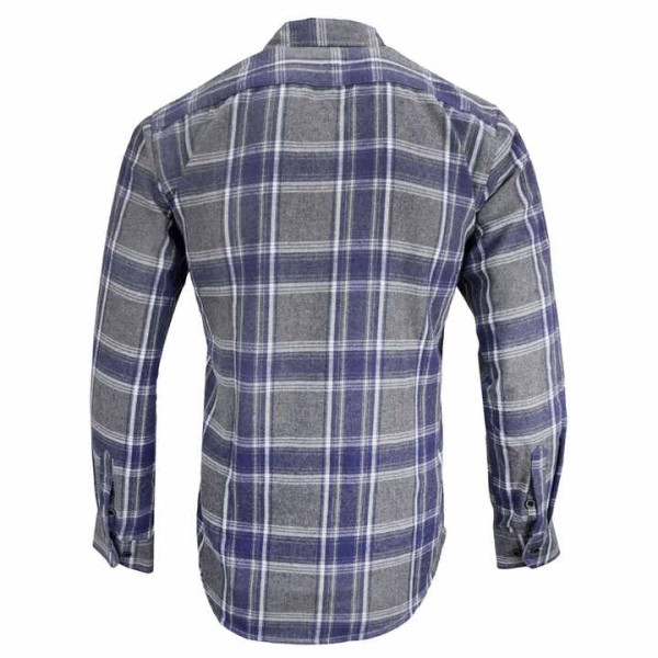 Best Selling Men's Long Sleeve Flannel Shirt Fashionable Light Weight Fabric
