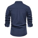 Autumn New Size Slim Fit Shirt for Men's Casual and Fashion