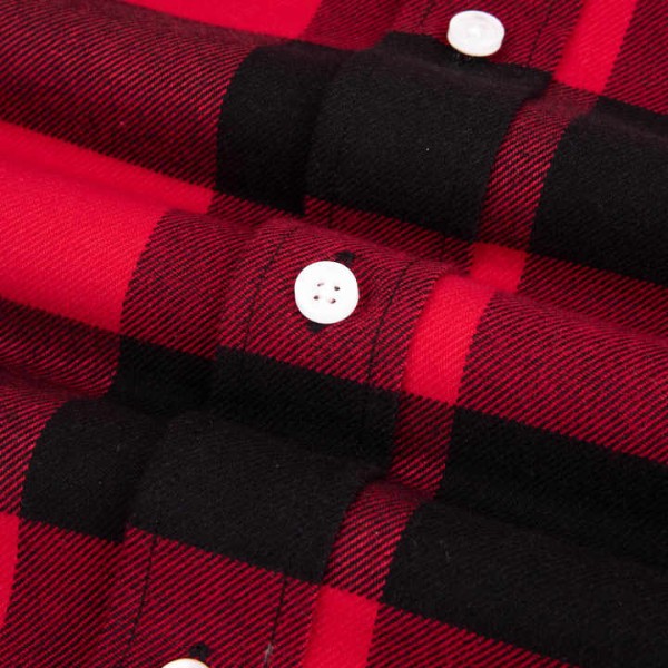 Classic Fit Anti-wrinkle Long-sleeved Front Buttons Combed Cotton