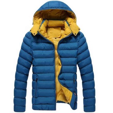 Men's New Style Slim Fit Hooded Cotton-Padded Jacket