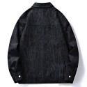 SampleBased Men's Premium Fashion Retro Print Windproof TurnDown Collar