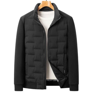 Youth Trend Casual, 90 White Duck Down Stand-up Collar Fashionable Coat
