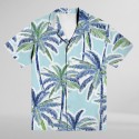 Men's Short-sleeved Vacation Beach Summer Holiday Casual Printing Hawaiian