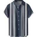 Casual Hawaiian Men's Half Sleeve Satin Shirt 100% Cotton