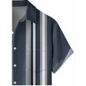 Casual Hawaiian Men's Half Sleeve Satin Shirt 100% Cotton