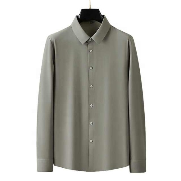 New High Quality Men's Casual Shirt Long Sleeve