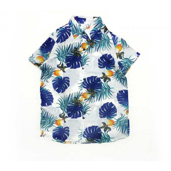 High Quality Beach Hawaiian Casual Shirts Fashion Men Printed Shirts