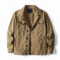 Denim Trend Spring Autumn Outdoor Pure Cotton Cowboy Coat