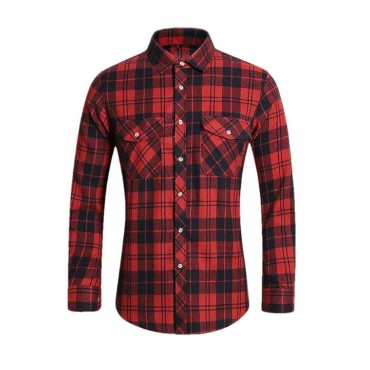 New Arrival Men's High Quality 100% Cotton Flannel Shirt