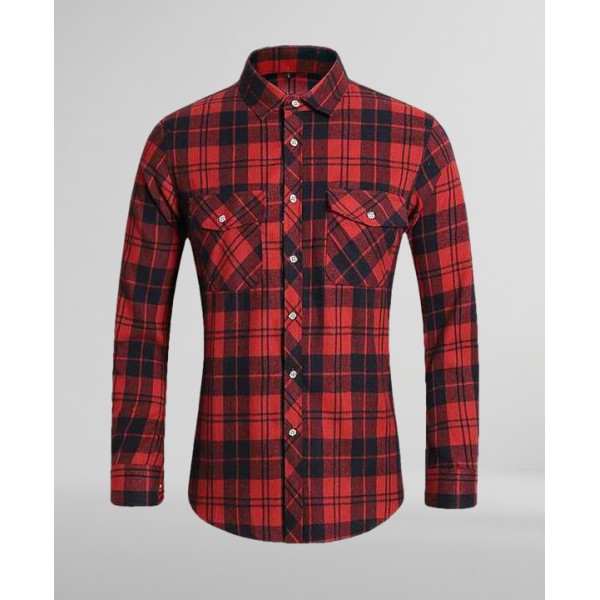 New Arrival Men's High Quality 100% Cotton Flannel Shirt