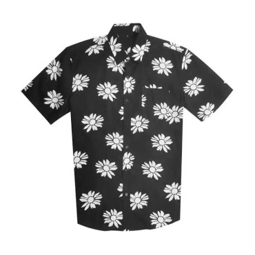 Printed Hawaiian Beach Quick Dry Shirt Summer Beach Shirt for Men