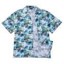 Men's Casual Short Sleeved Oversized Full All Over Print Beach Hawaiian Shirts for Men