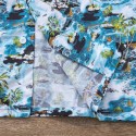 Men's Casual Short Sleeved Oversized Full All Over Print Beach Hawaiian Shirts for Men