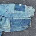 Designer Men's Vintage Jean Coats Denim Jackets Oversize Zip Cotton
