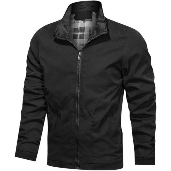 Men's Fashion Slim Waterproof Bomber Coats Casual Winter Windbreaker