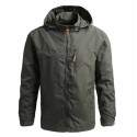 Outerwear Men's Tactical Waterproof Pilot Coat Hoodie Men Hunting Clothes