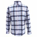 Adjustable New Arrival Men's Plaid Shirt Long Sleeves Classic Cotton