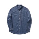 Men's Spring New Simple Solid Color Men's Shirt