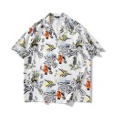 Full Printing Summer Fabric Short Sleeve Face Hawaiian Shirt