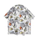 Full Printing Summer Fabric Short Sleeve Face Hawaiian Shirt