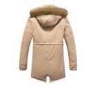 Winter Men Coat New Men's Casual Fashion Parkas Male Simple Solid