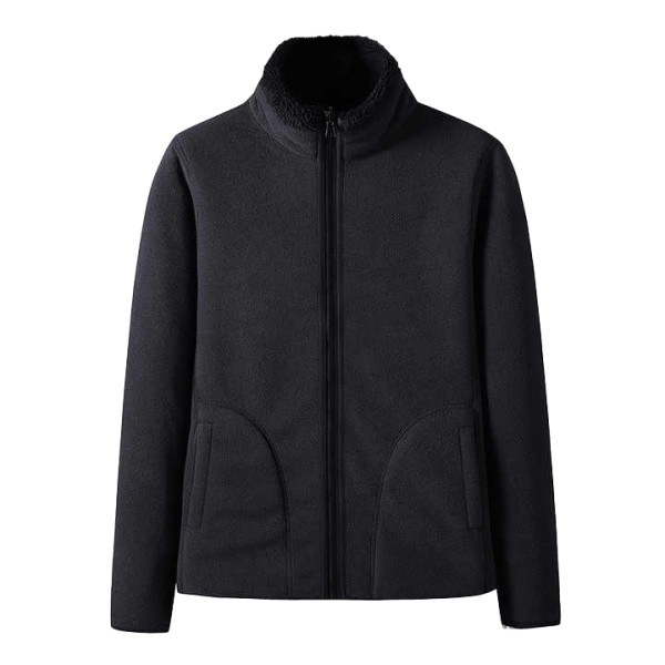 Double-sided Jacket Warm Polyester Fleece Sweater Work Jacket