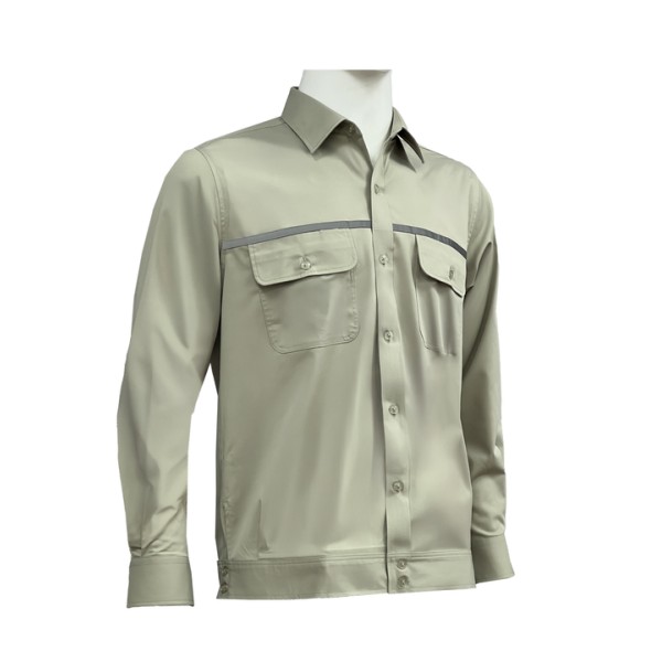 High-Quality Men's Long-Sleeve Summer Workwear Uniform - Safety Jacke