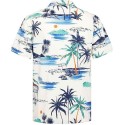 Hot Selling Men's Hawaiian Shirt Stain-Resistant Tropical Beach Shirts