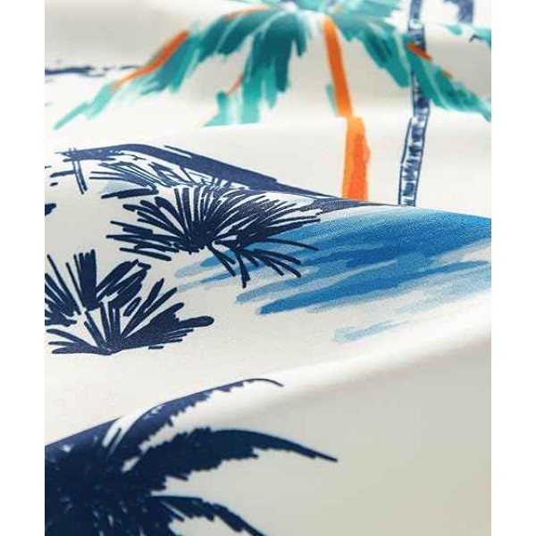 Hot Selling Men's Hawaiian Shirt Stain-Resistant Tropical Beach Shirts