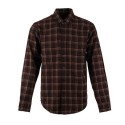 Classic Checked Long-Sleeved Men's Shirt Simple Design