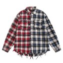 Classic Men's Casual Flannel Shirt Plaid Men's Cotton Flannel Shirt