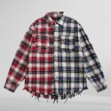 Classic Men's Casual Flannel Shirt Plaid Men's Cotton Flannel Shirt