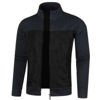 New Men's Sweater Men's Fall Winter Sweater Men's Zipper Cardigan Coat