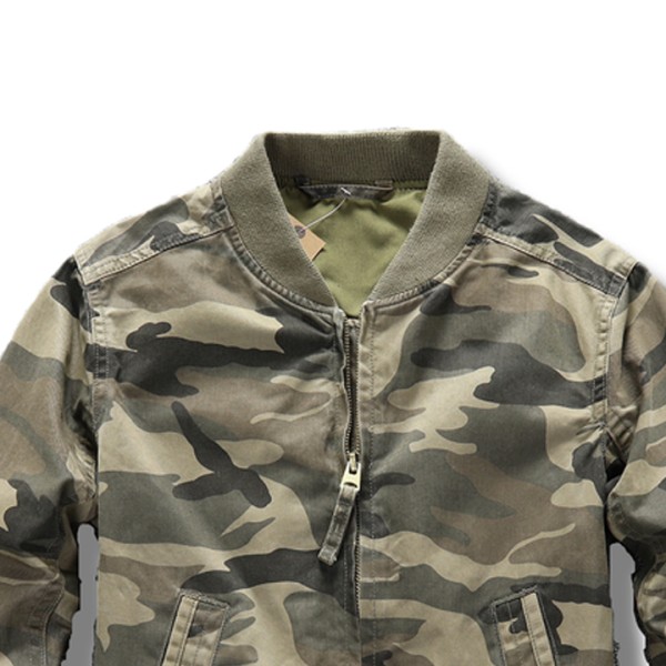 Fashion Coat Autumn Winter Slim Fit Mens Casual Bomber Jacket