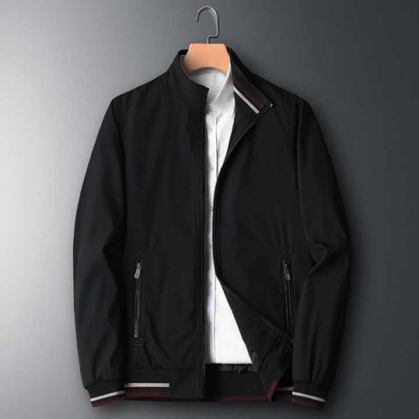 Standing Collar Fashionable Top Coat Men's Jacket Trendy Clothing